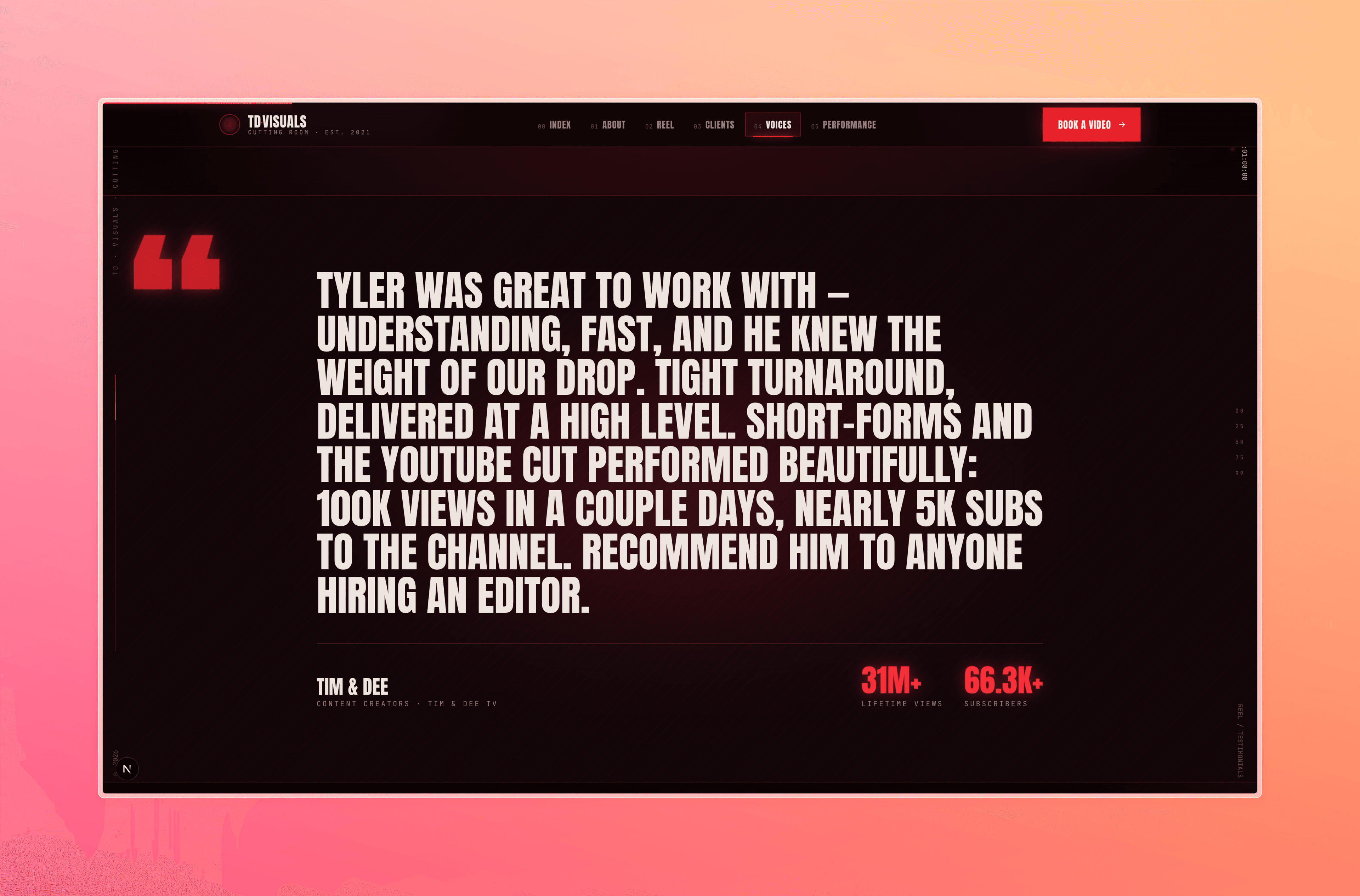 TD Visuals — detail